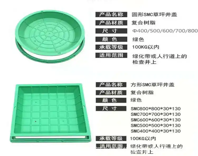 宝应树脂复合种植井盖展示